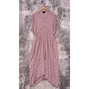 Hatch Dress 1/ US Small Womens Floral Print Sleeveless Belted Maxi Maternity